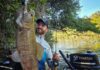 Registro de trairão de 94 centímetros capturado pelo influenciador Eduardo Possamai no Rio dos Peixes, em Tabaporã, alcança mais de 1 milhão de visualizações