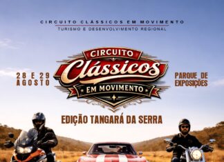 Tangará da Serra recebe Circuito Clássicos em Movimento nos dias 28 e 29 de agosto